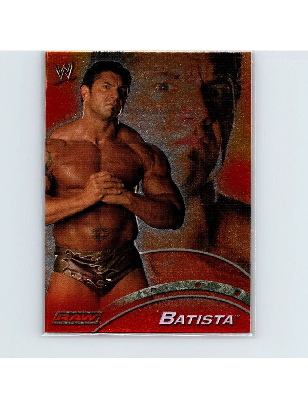 2004 Topps WWE RAW & SmackDown Apocalypse (English Edition) Batista #R21 Foil